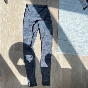 Gray High-Waisted Leggings